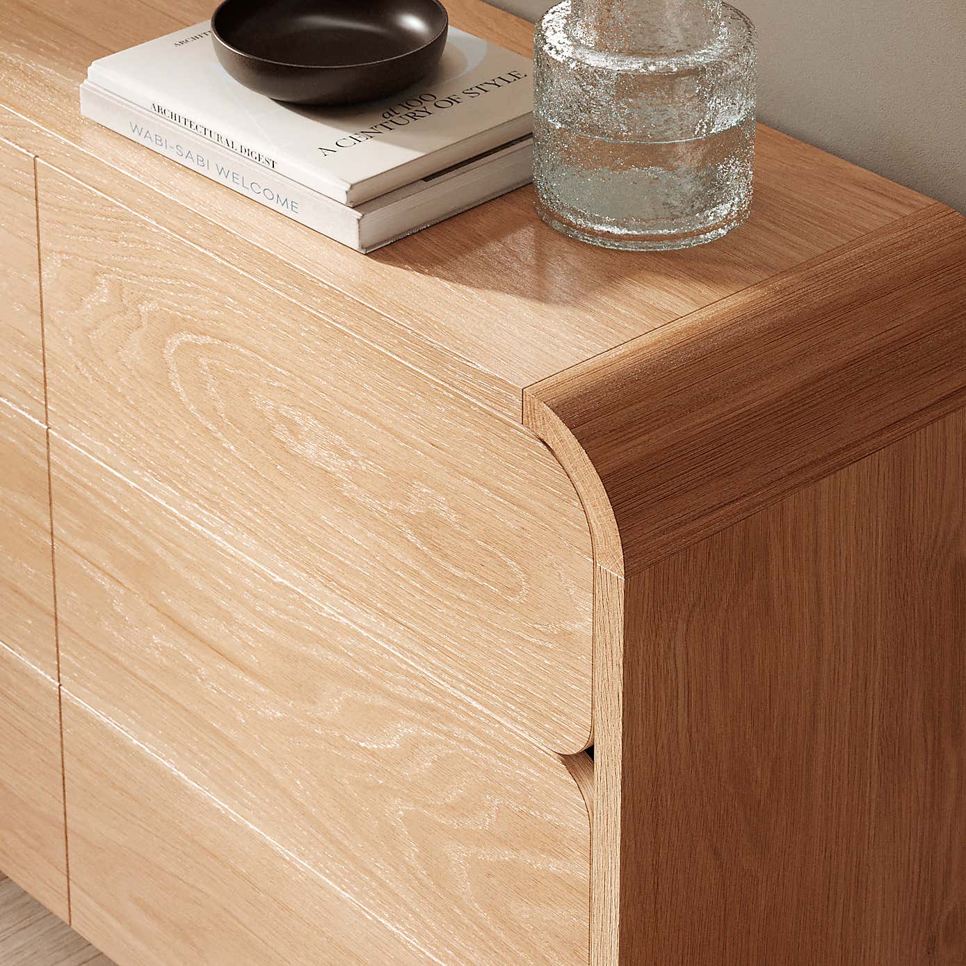 Bennett 6 Drawer Chest, Light Oak
