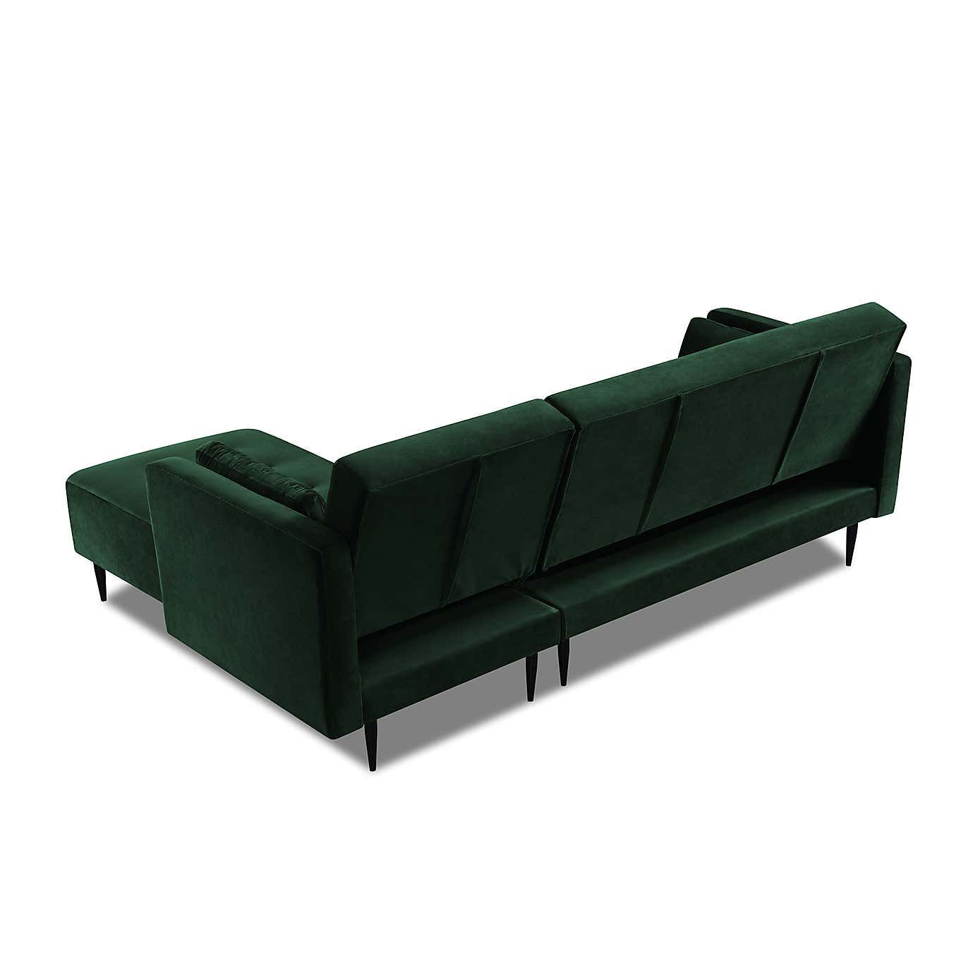 Selassi Velvet 3 Seater Corner Sofa Bed