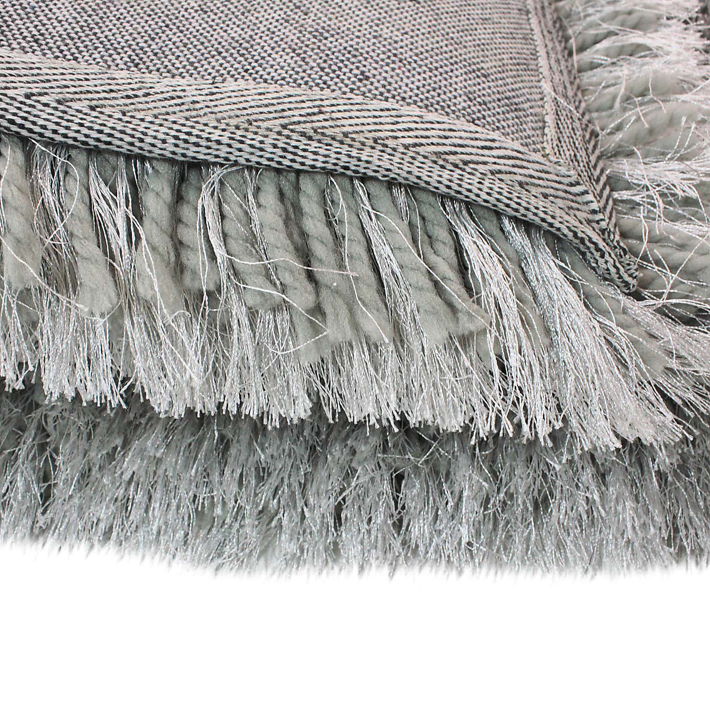 Jewel Shaggy Round Rug