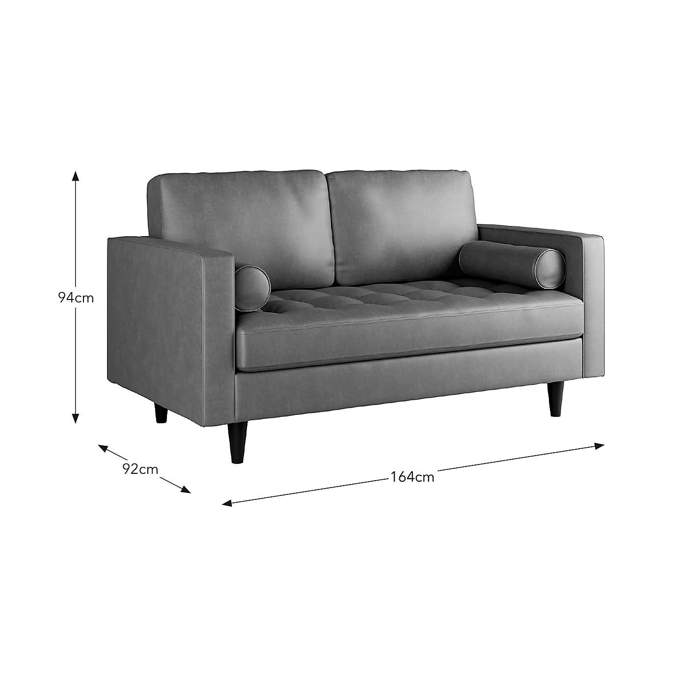 Zoe Boucle 2 Seater Sofa