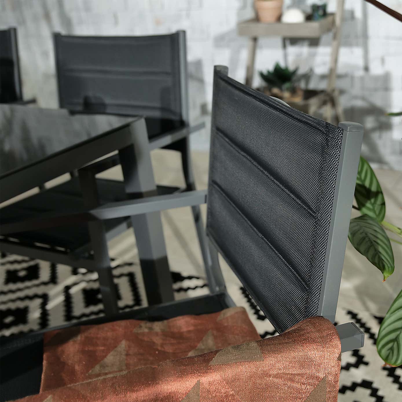 A.Mir Sorrento 6 Seater Outdoor Dining Set