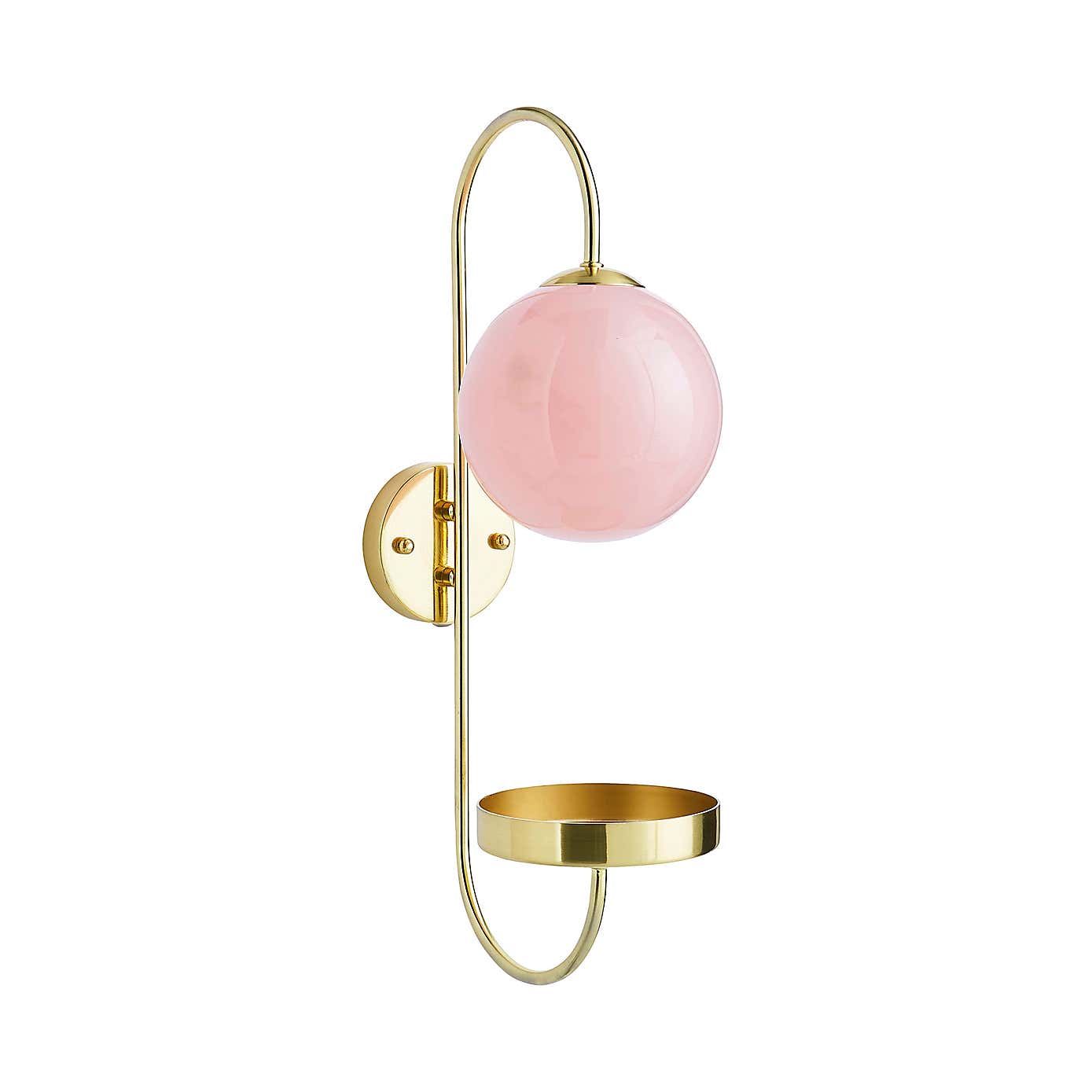 Gigi Easy Fit Plug In Wall Light with Shelf