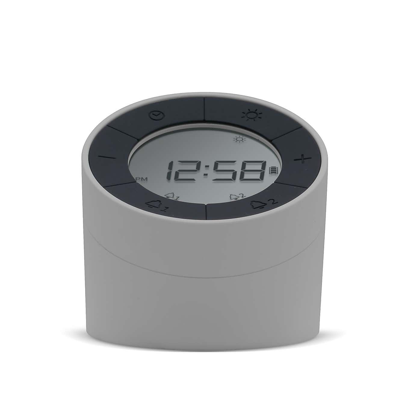 Acctim Jowie Dual Digital Alarm Clock 9x8x8cm