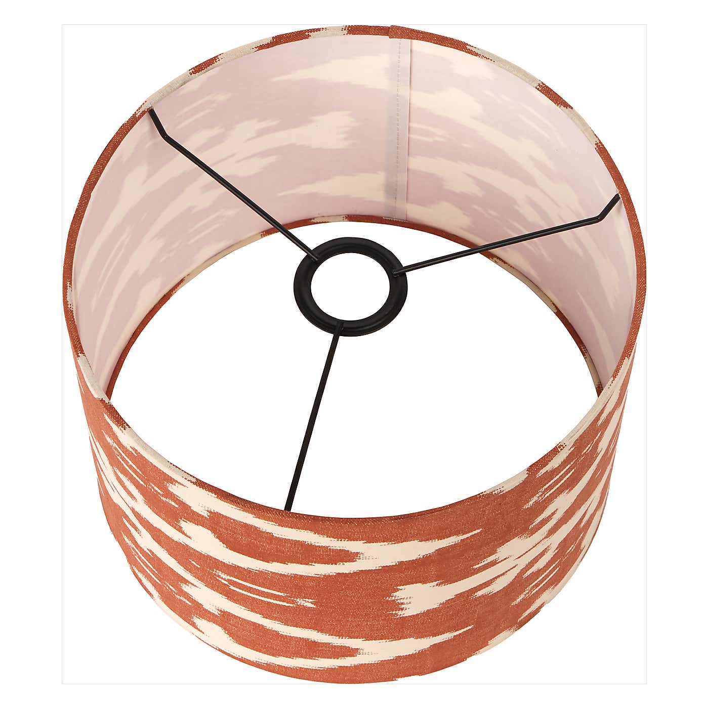 Lars Ikat Patterned Cylinder Lamp Shade