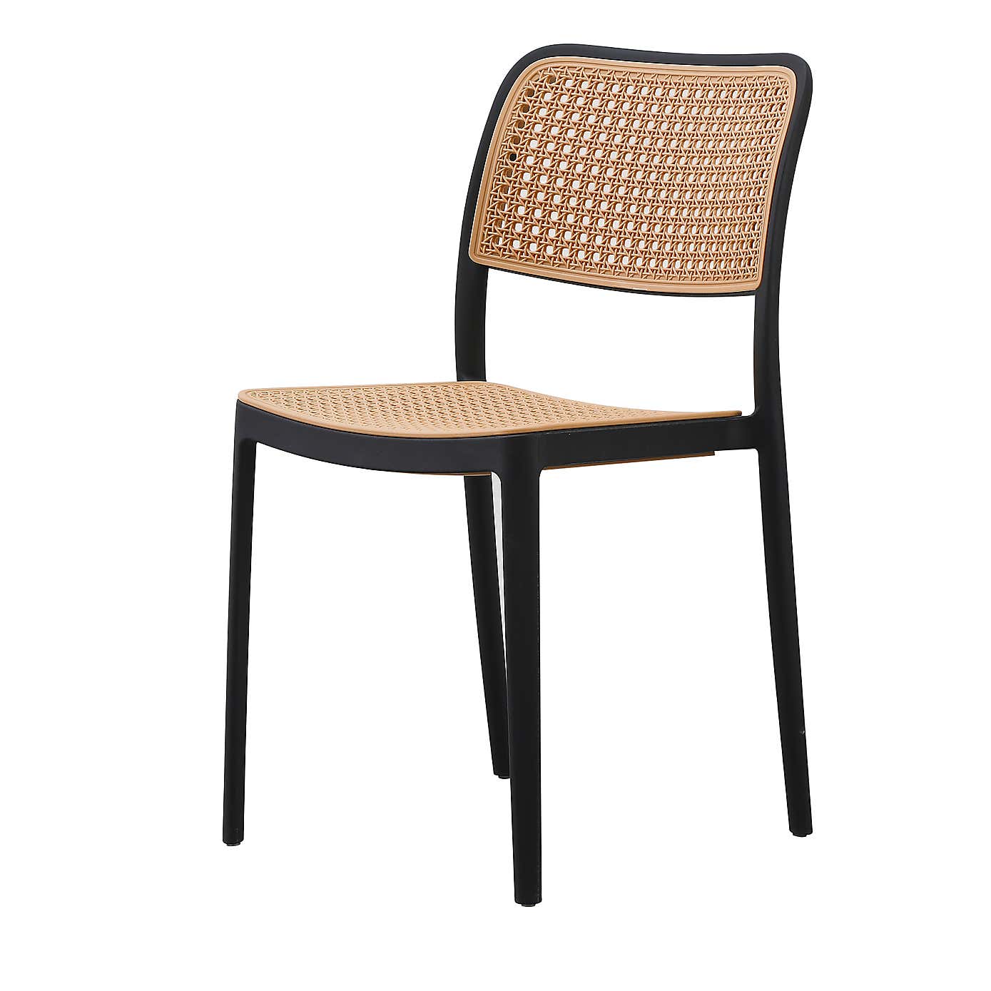 Fusion Living Plastic Cafe Dining Chair