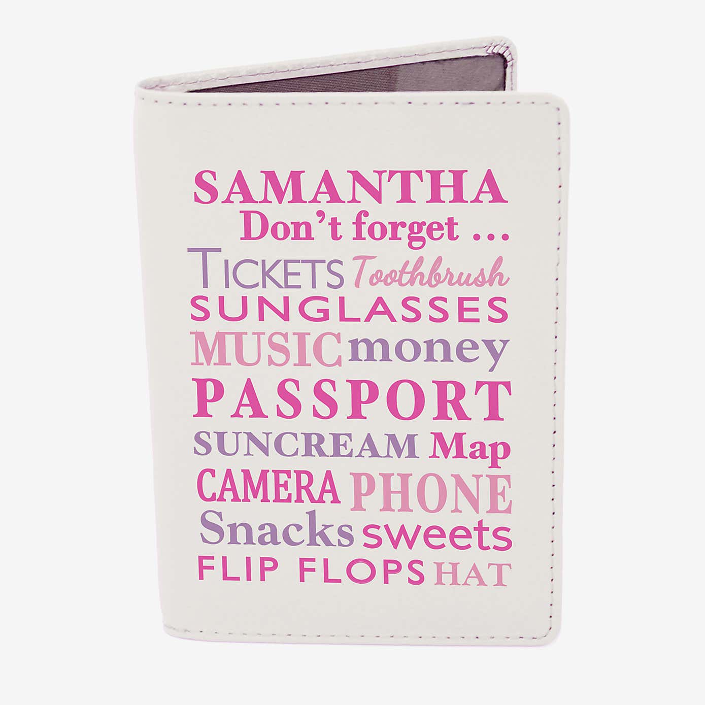 Personalised Don't Forget Passport Holder