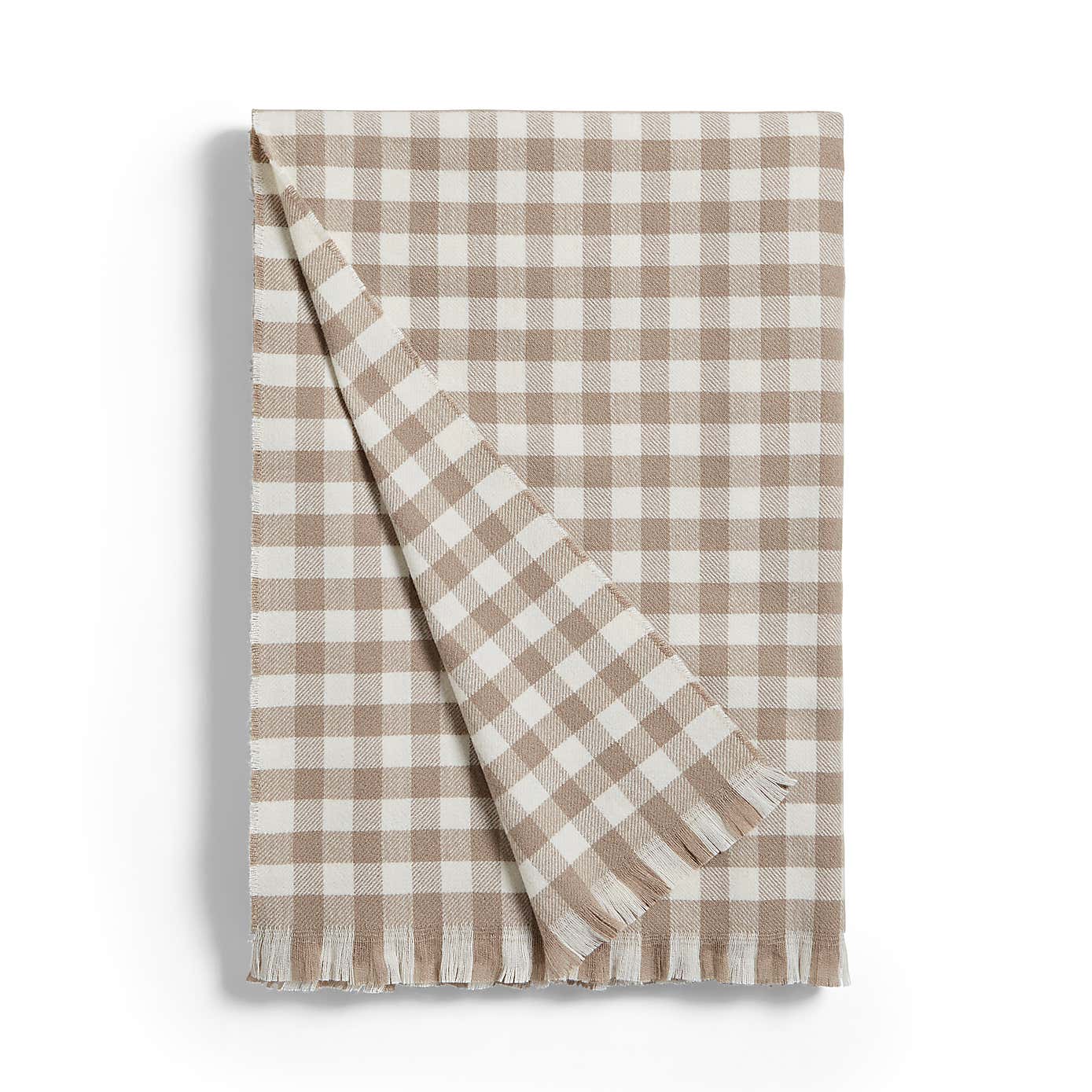 Portloe Gingham Throw