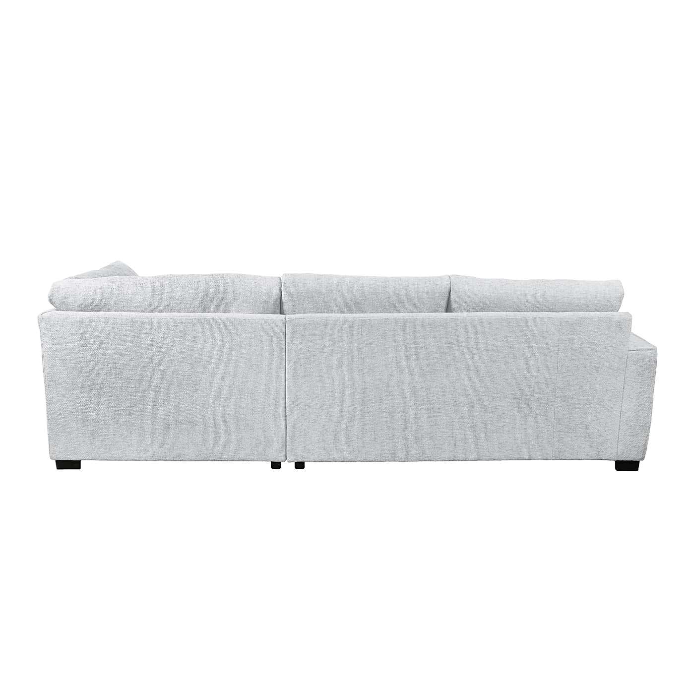 Carson Chunky Chenille Right Hand Corner Sofa