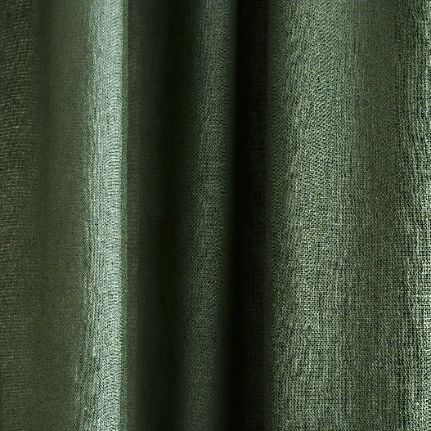Cotton Linen Slot Top Voile Curtains