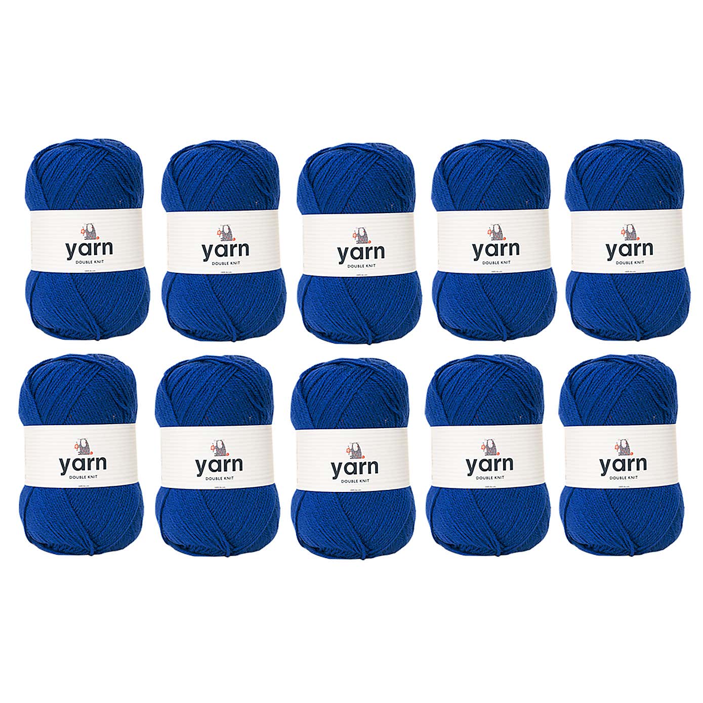 Pack of 10 DK Yarn 100g Balls