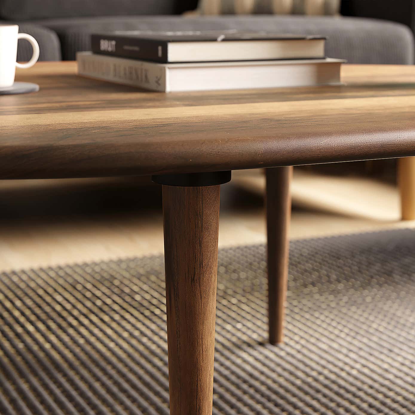 Lucas Large Coffee Table, Acacia Wood