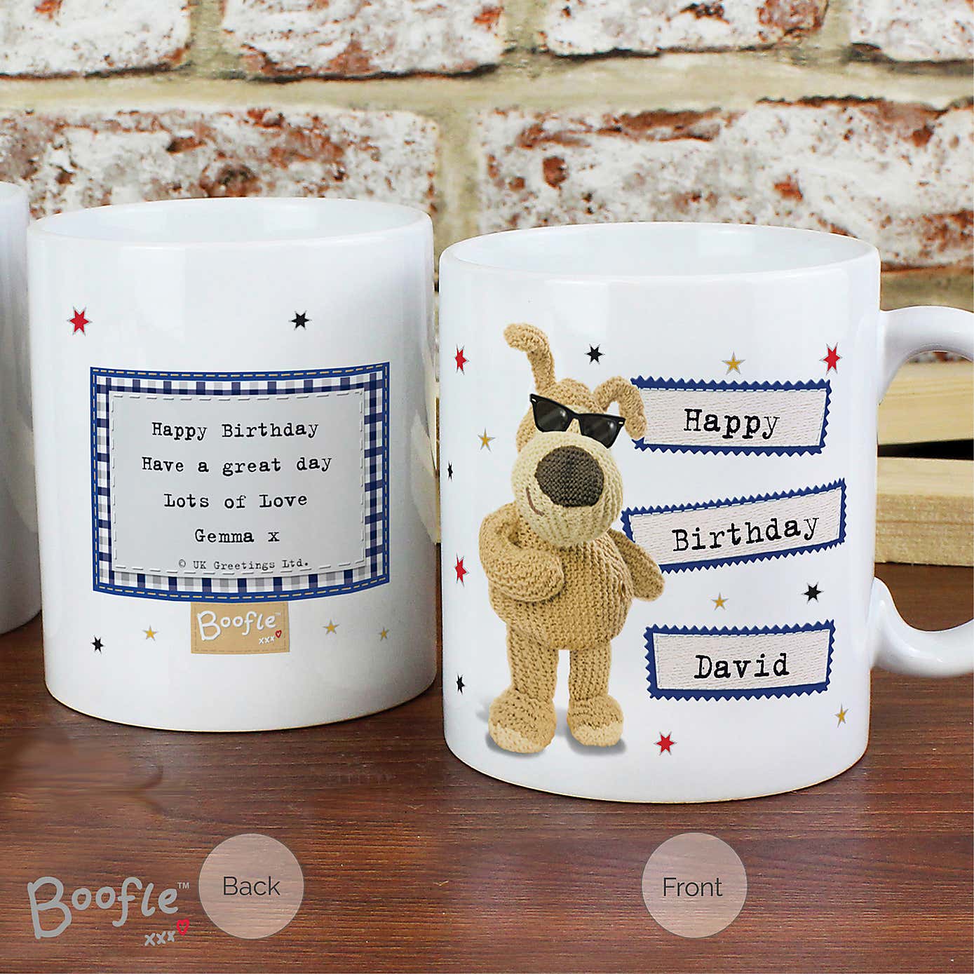 Personalised Boofle Stars Mug