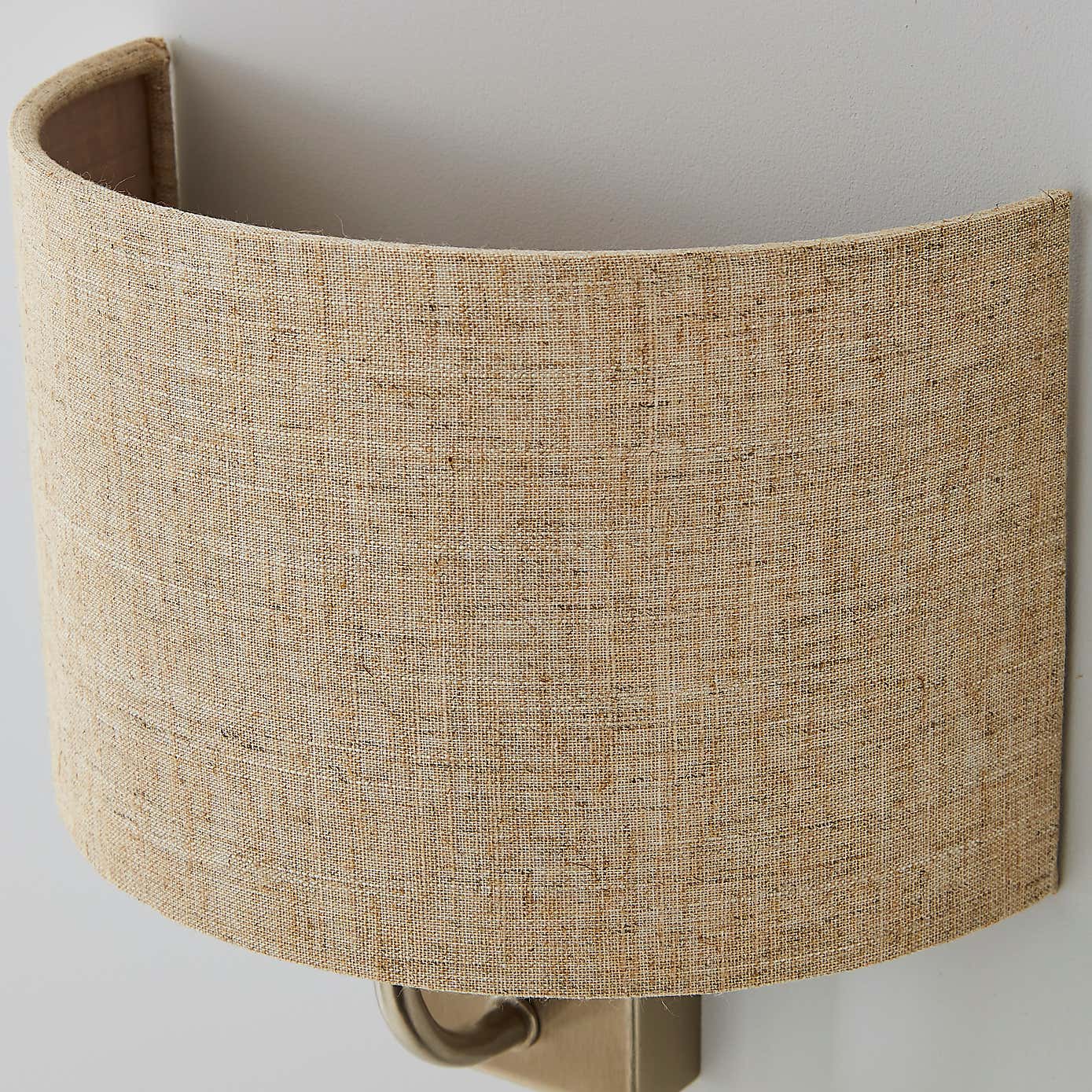Preston Ivory Linen Shaded Wall Light