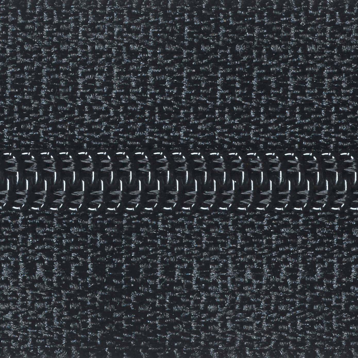 Black Nylon Zip