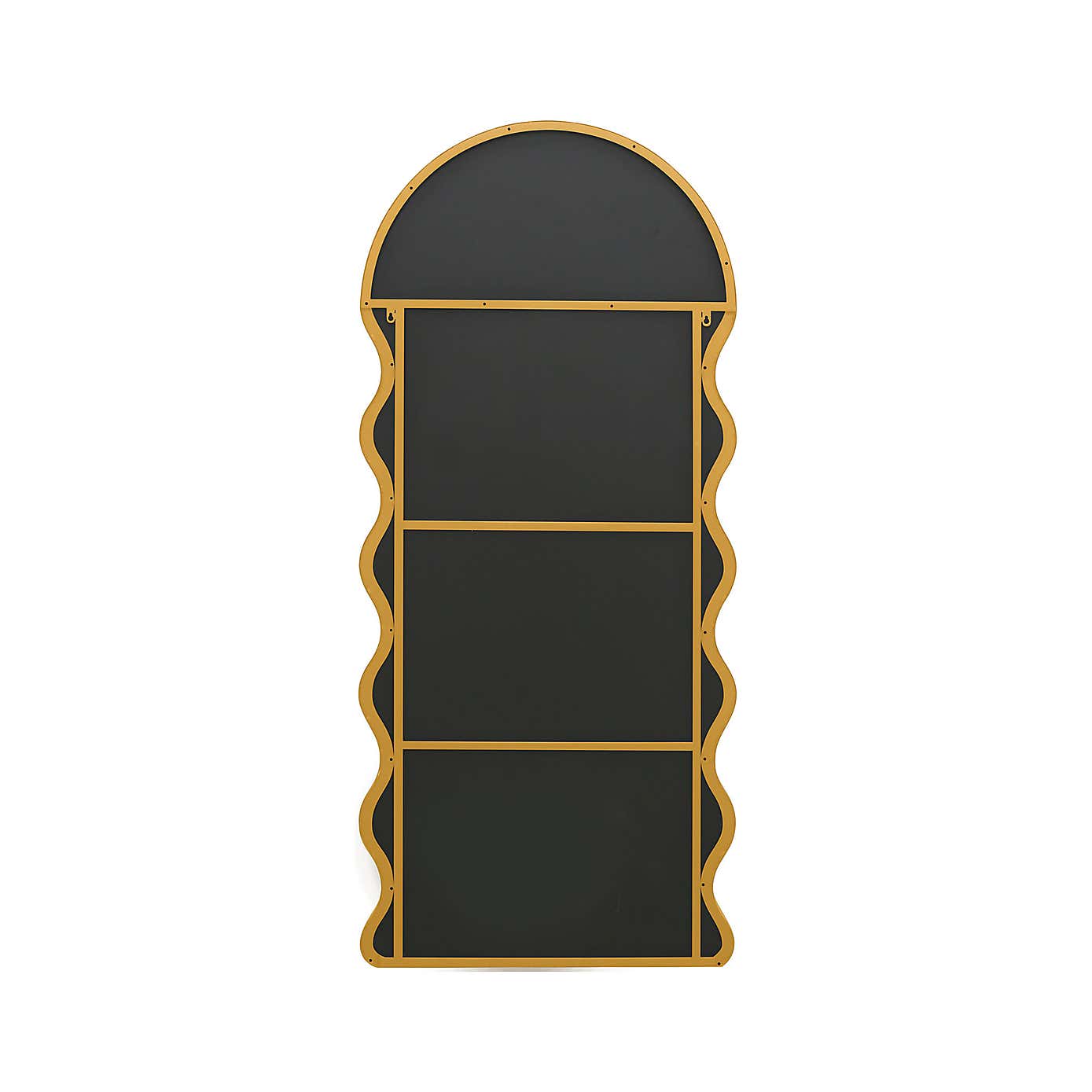 The Fluctus Dome Arch Topped Wavy Wall Mirror