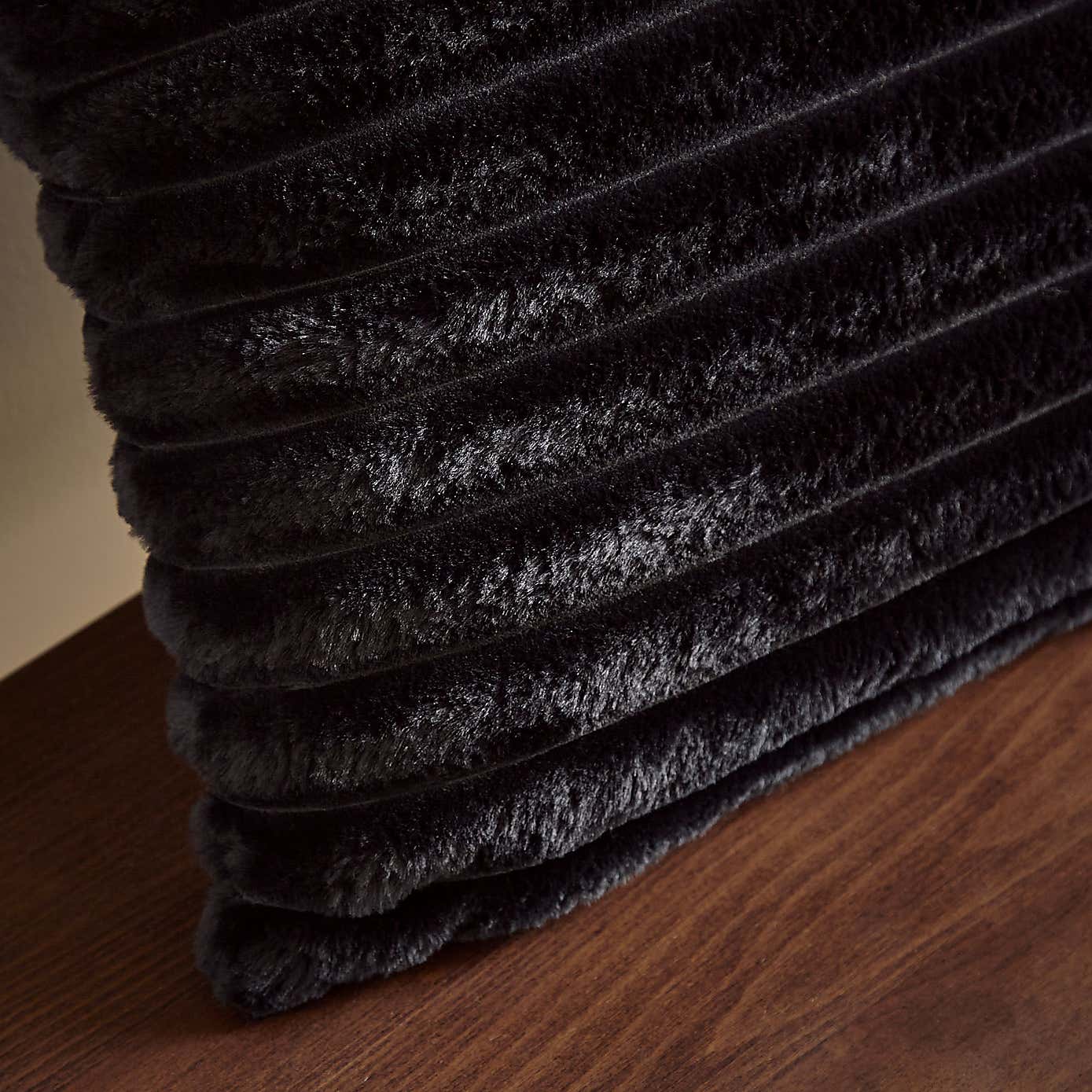 Catherine Lansfield Cosy Ribbed Square Cushion