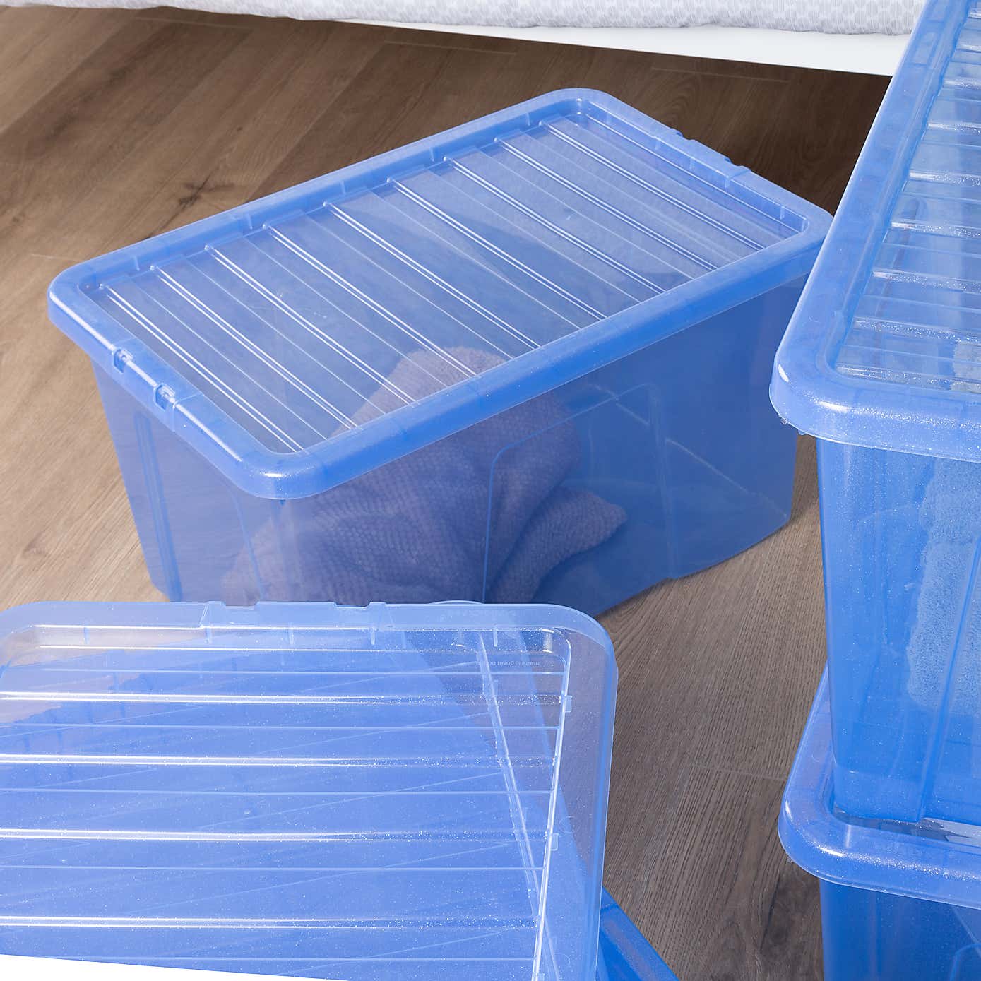 Wham Crystal Set of 5 Storage Boxes & Lids