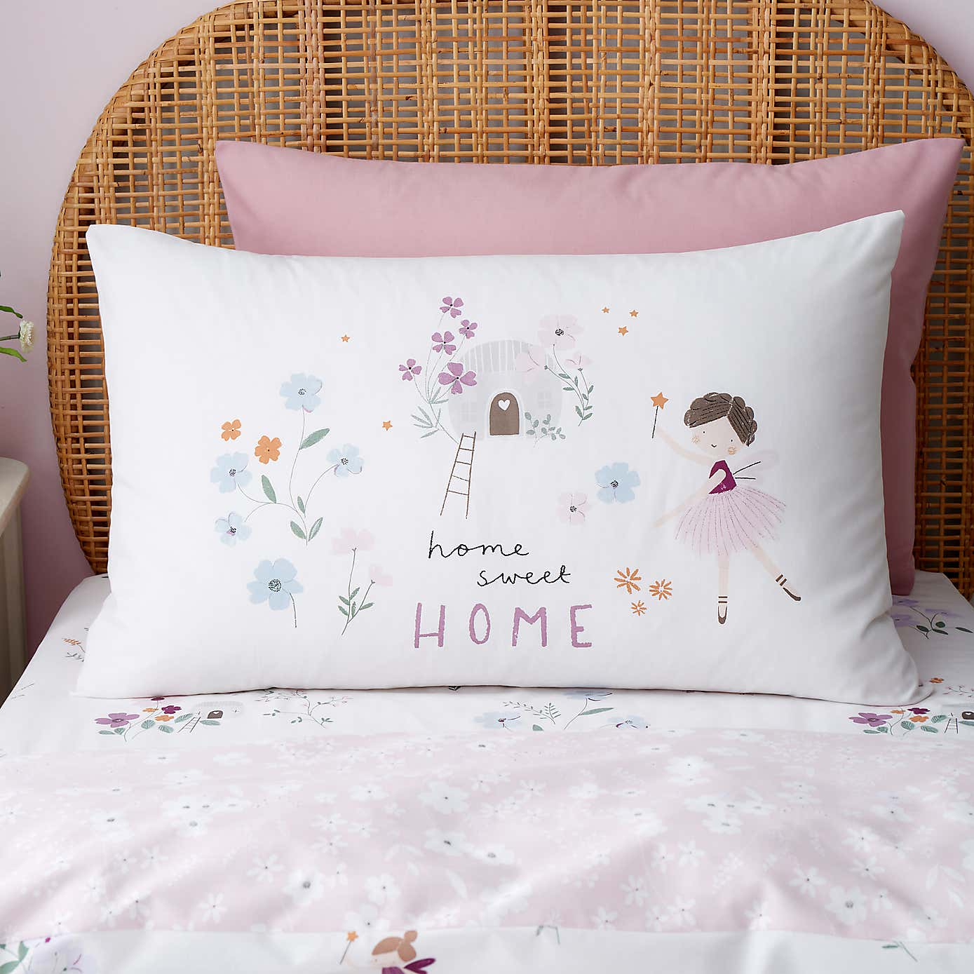 Fairies Reversible Polycotton Duvet Cover & Pillowcase Set