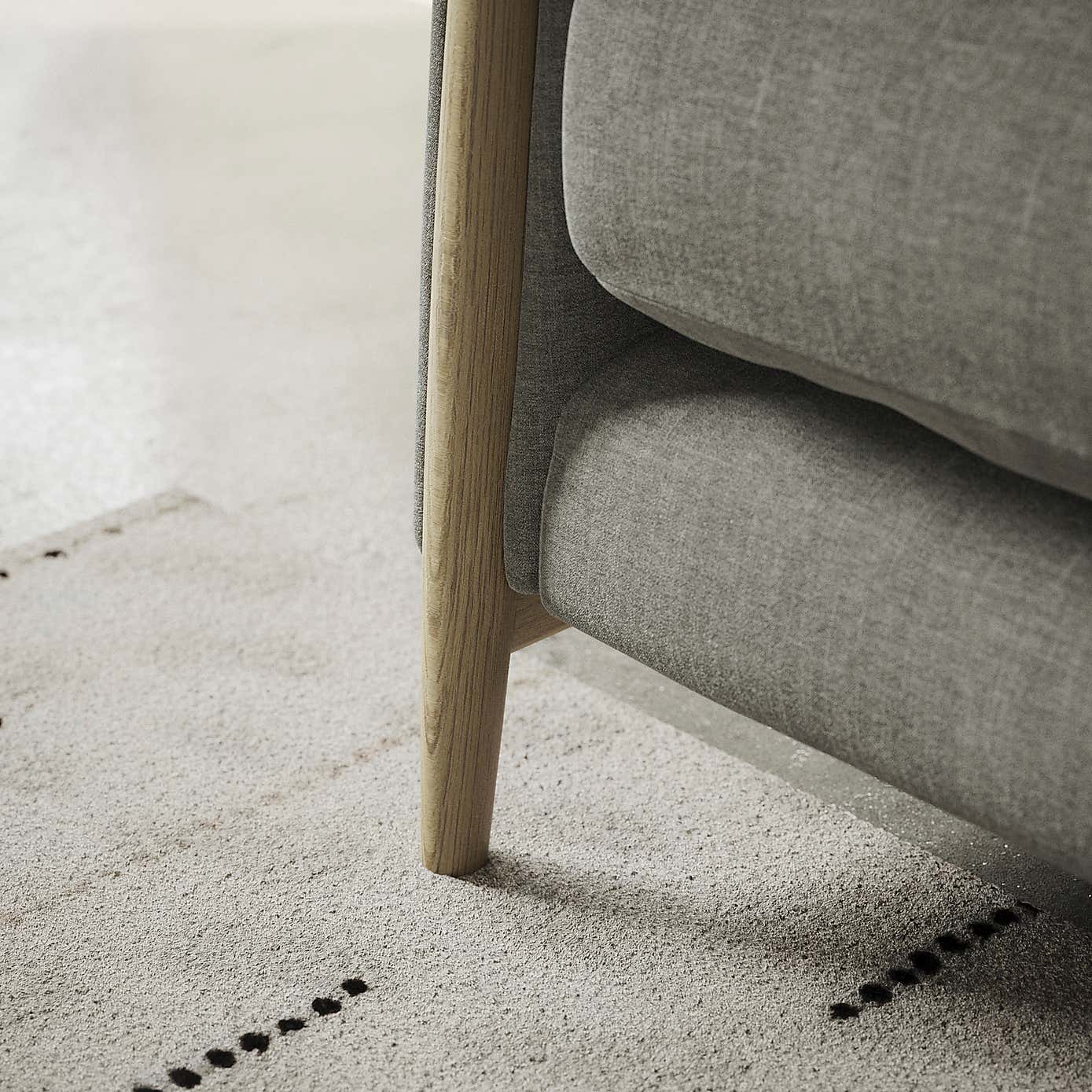 Hector Tonal Plush Chenille Snuggle Chair