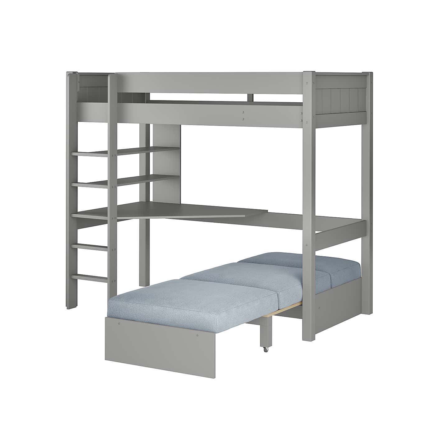 Stompa Classic Highsleeper with Desk And Chair Bed