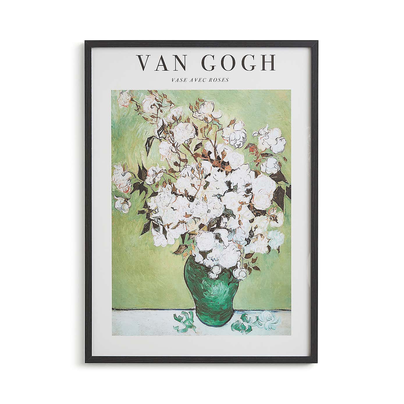 Vase Avec Roses by Van Gogh Framed Print