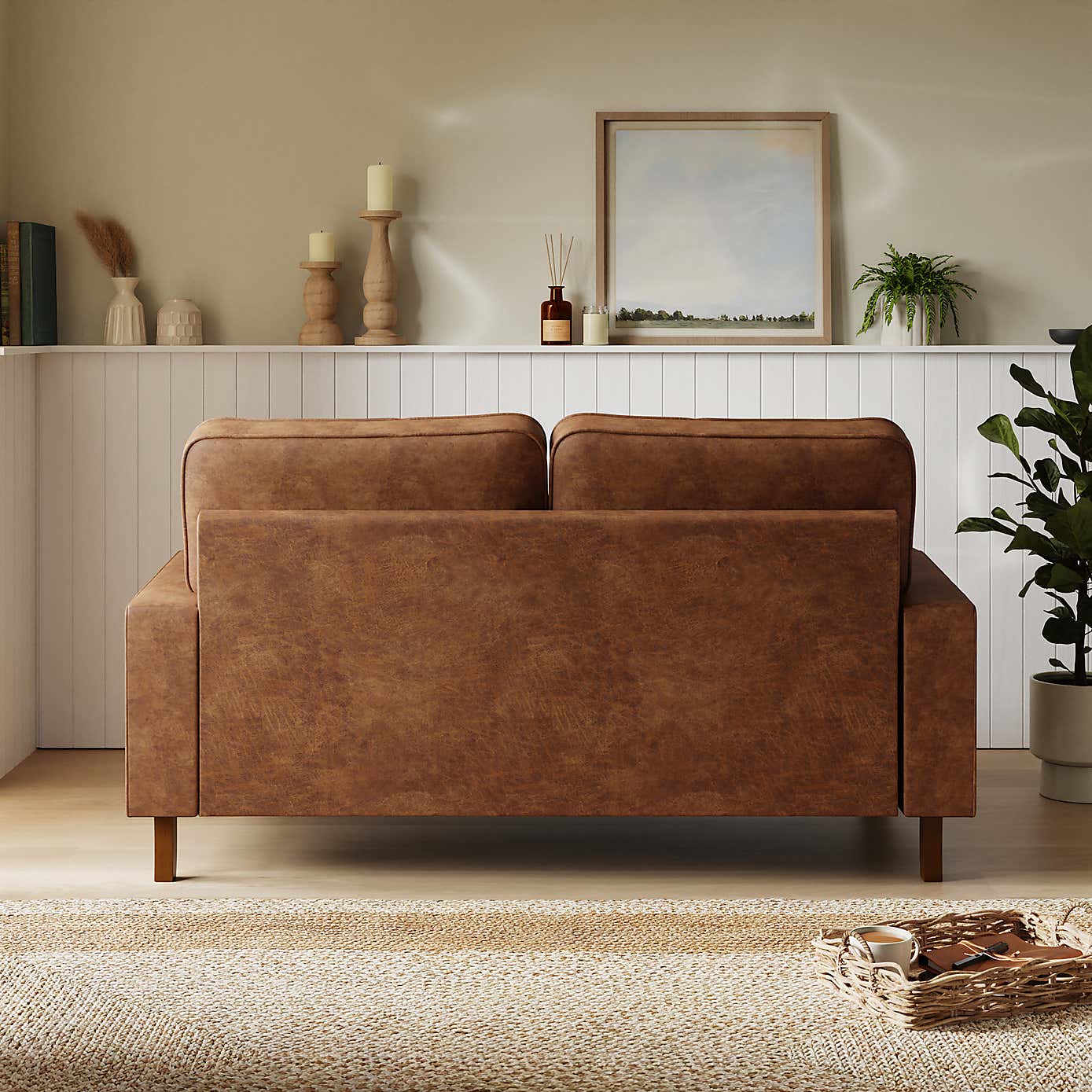 Relaxed Faux Leather Fabric Sample