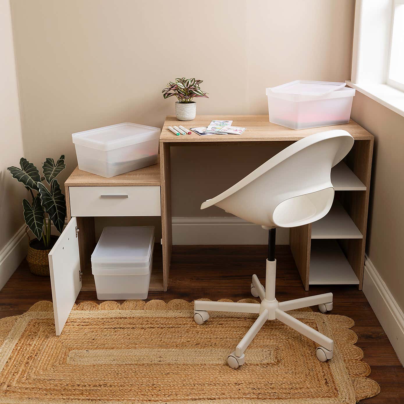 Wham Set of 4 Studio Clear Boxes with Lids