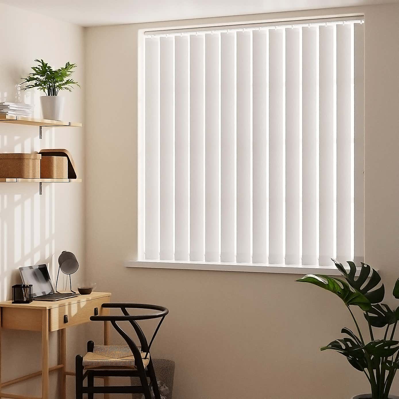 Stripe Cordless Vertical Blind