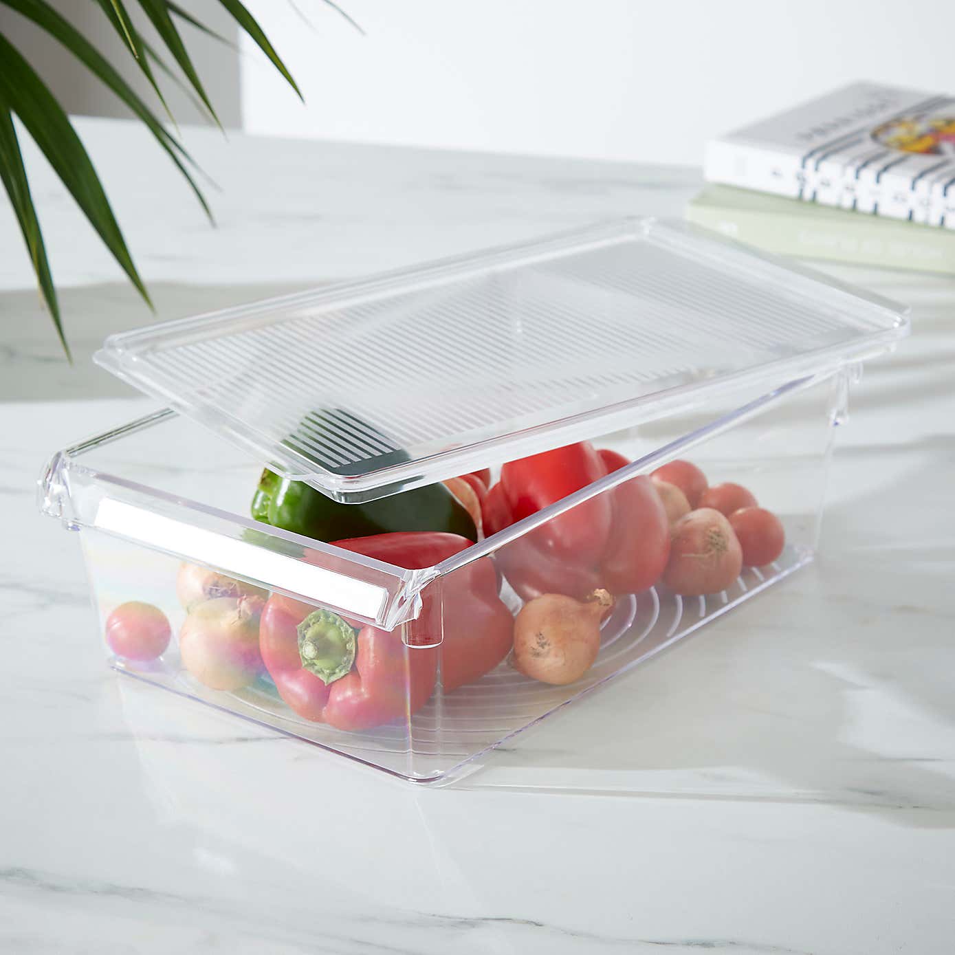Food Storage Organizer With Lid