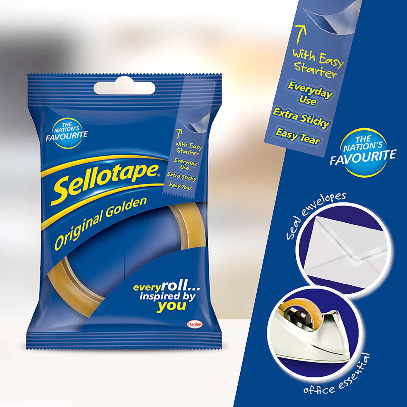 Sellotape Original Golden 24mm x 50m