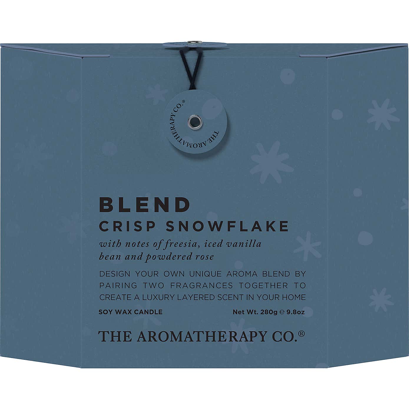 The Aromatherapy Co Blend Snowflake Candle 280g