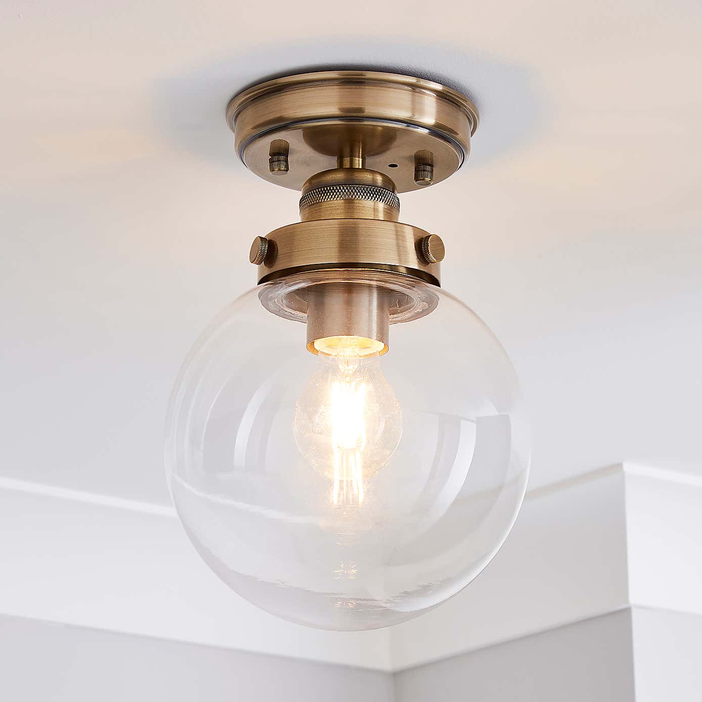 Broden Bathroom Flush Ceiling Light