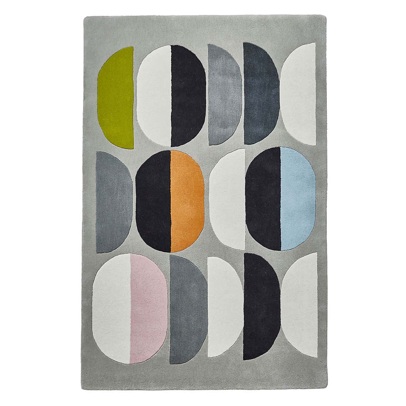 Grey Inaluxe Composition Rug