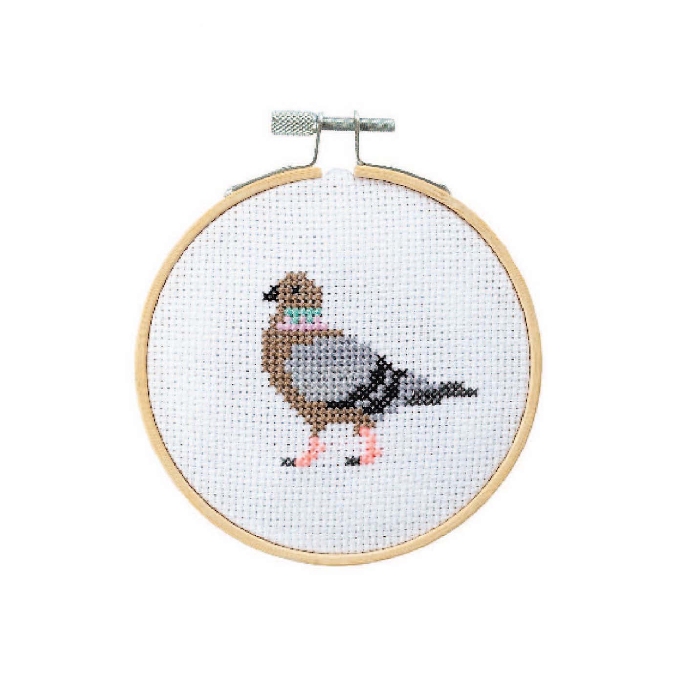 Cotton Clara Pigeon Cross Stitch Kit