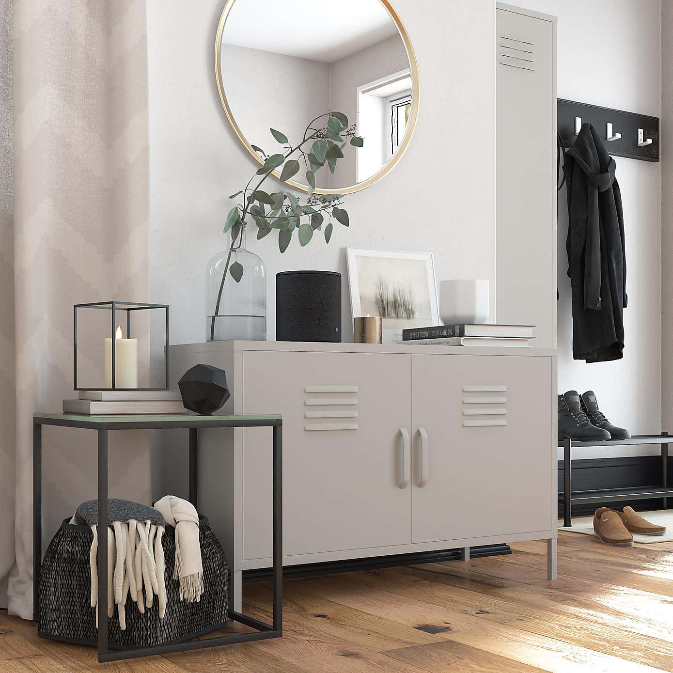 Bradford 2 Door Metal Accent Cabinet