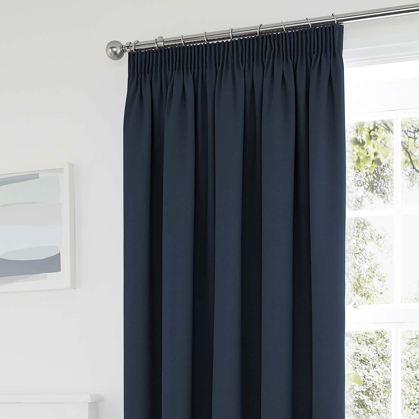 Tyla Blackout Pencil Pleat Curtains
