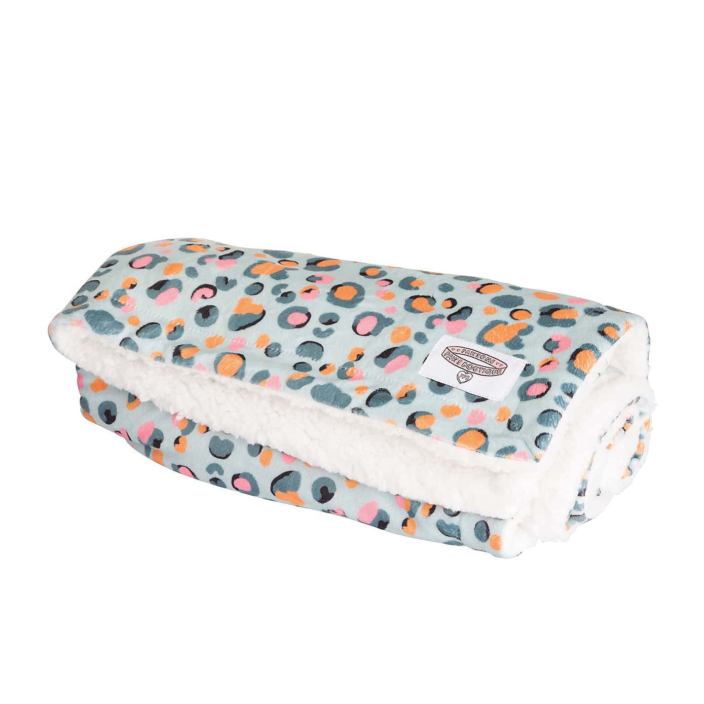 Blue Leopard Dog Blanket