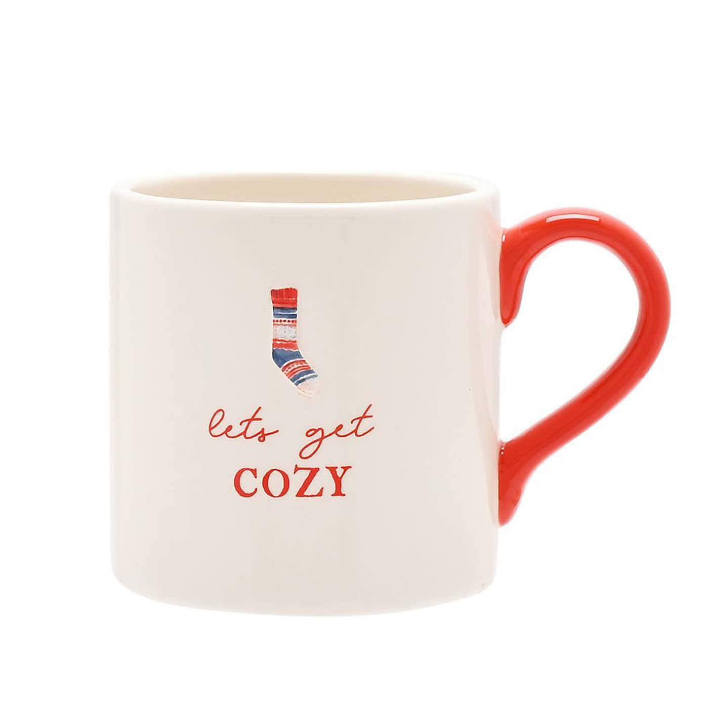 Country Living Ceramic Lets Get Cosy Mug