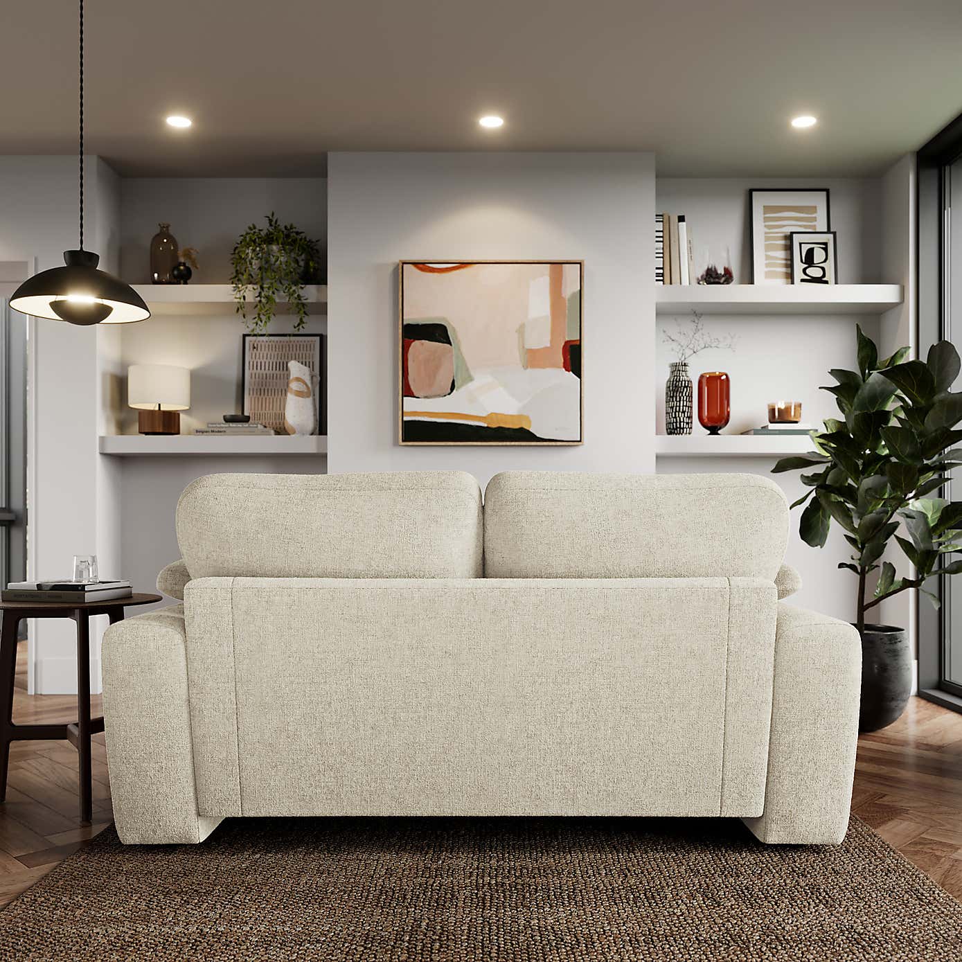 Magnus Soft Textured Chenille 2 Seater Sofa