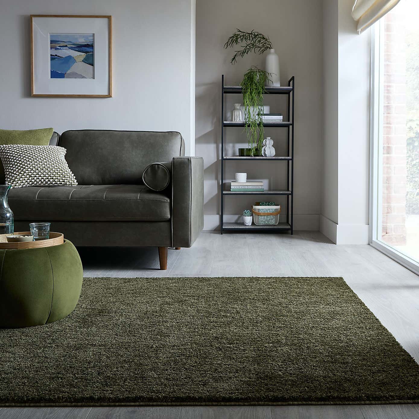 Kallie Washable Shaggy Rug