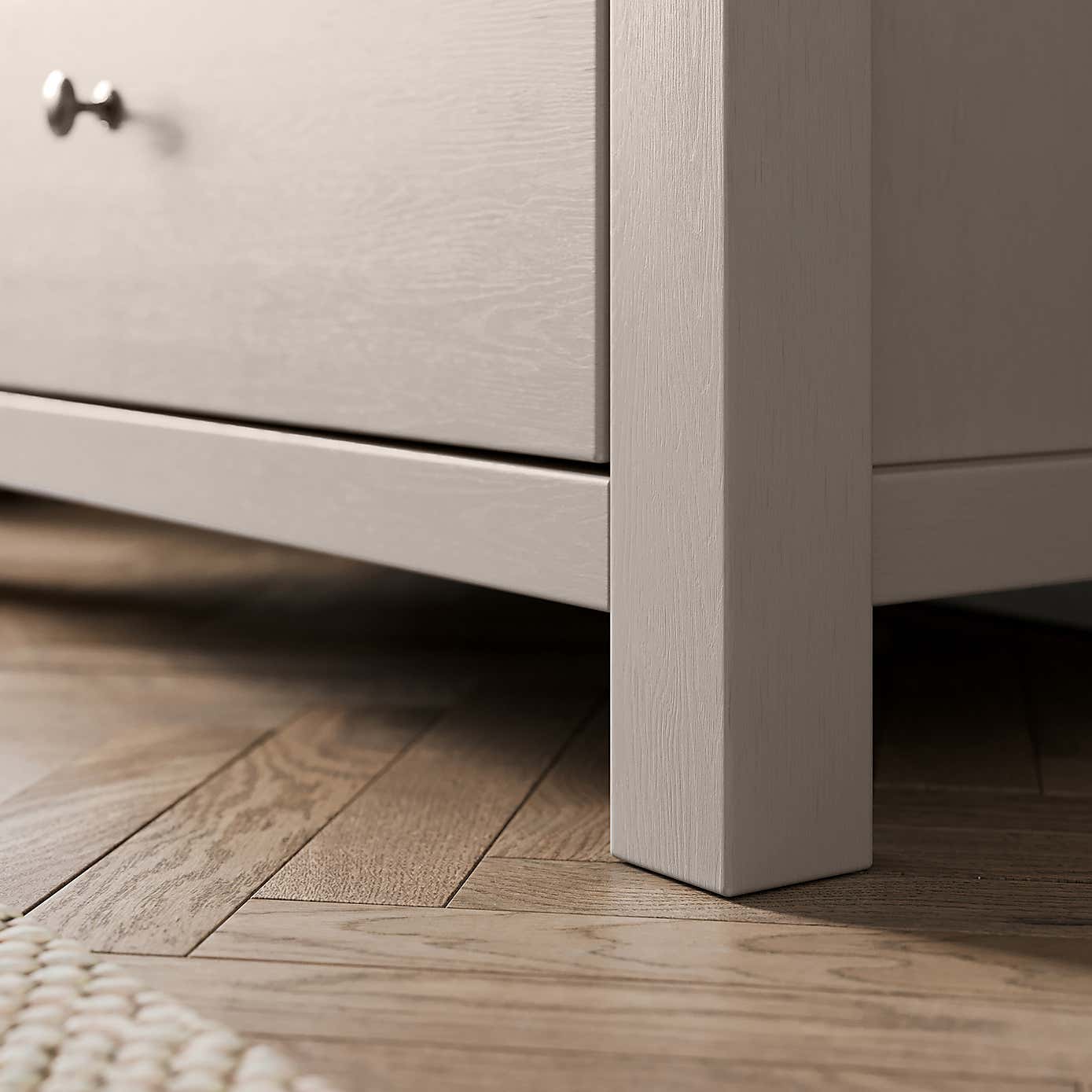 Olney 3 Drawer Chest Stone