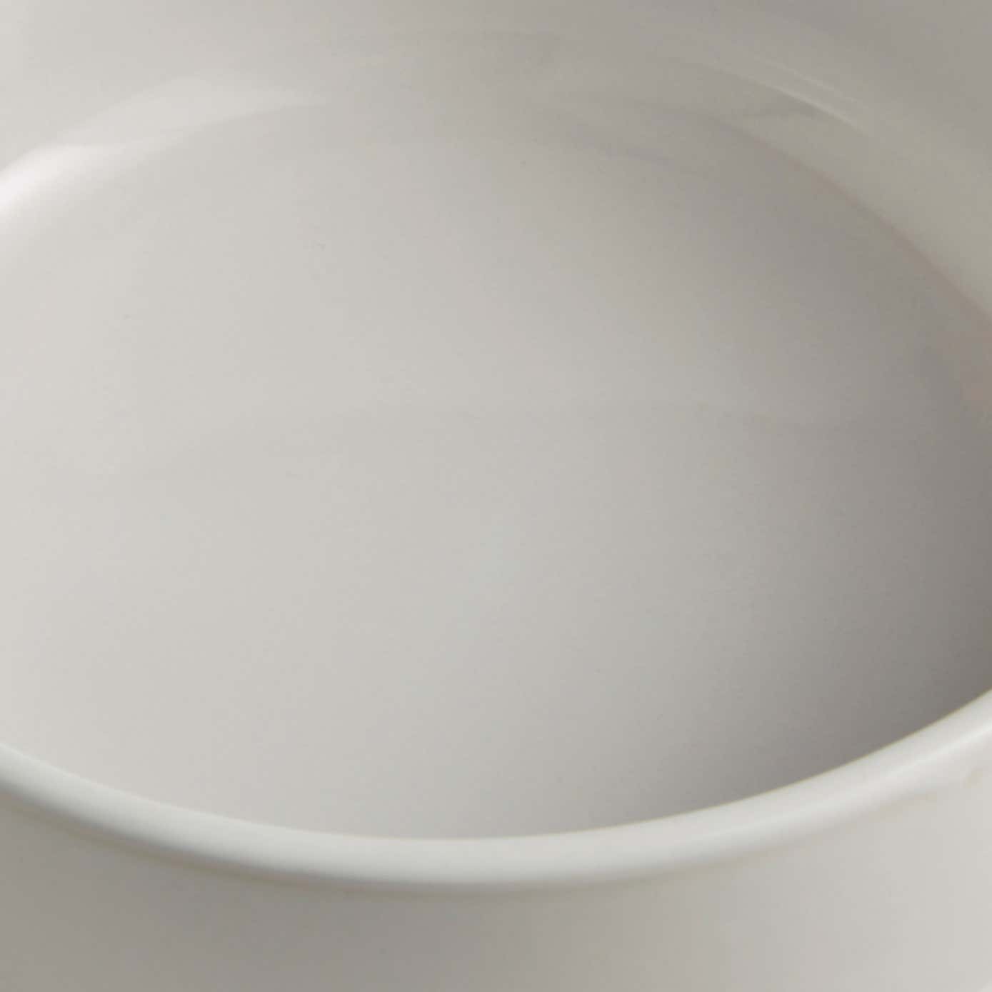 White Stacking Cereal Bowl