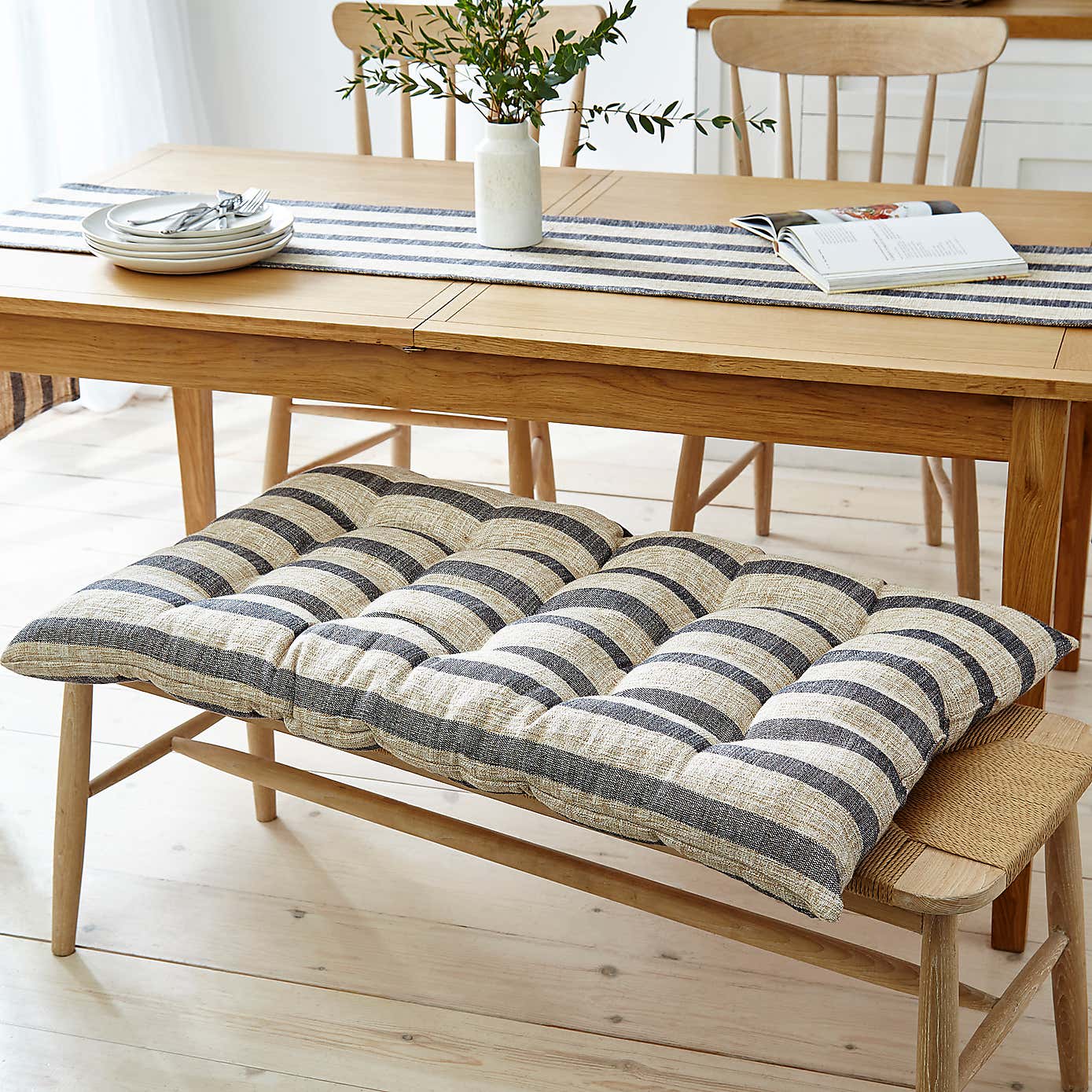 Churchgate Striped 175cm Table Runner