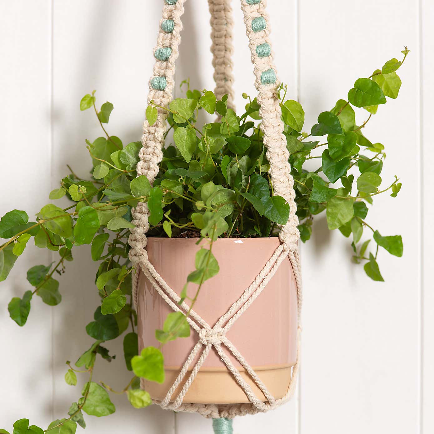 Wool Couture Two Sisters Plant Hanger Macrame Kit