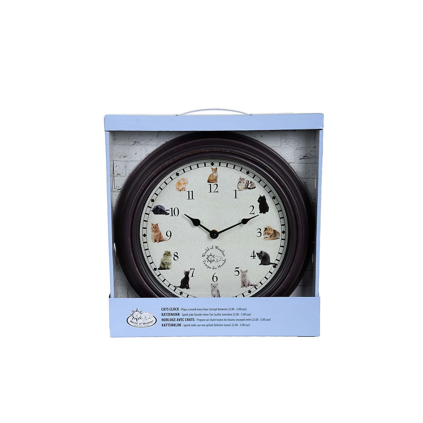 Fallen Fruits Cat Sounds Clock