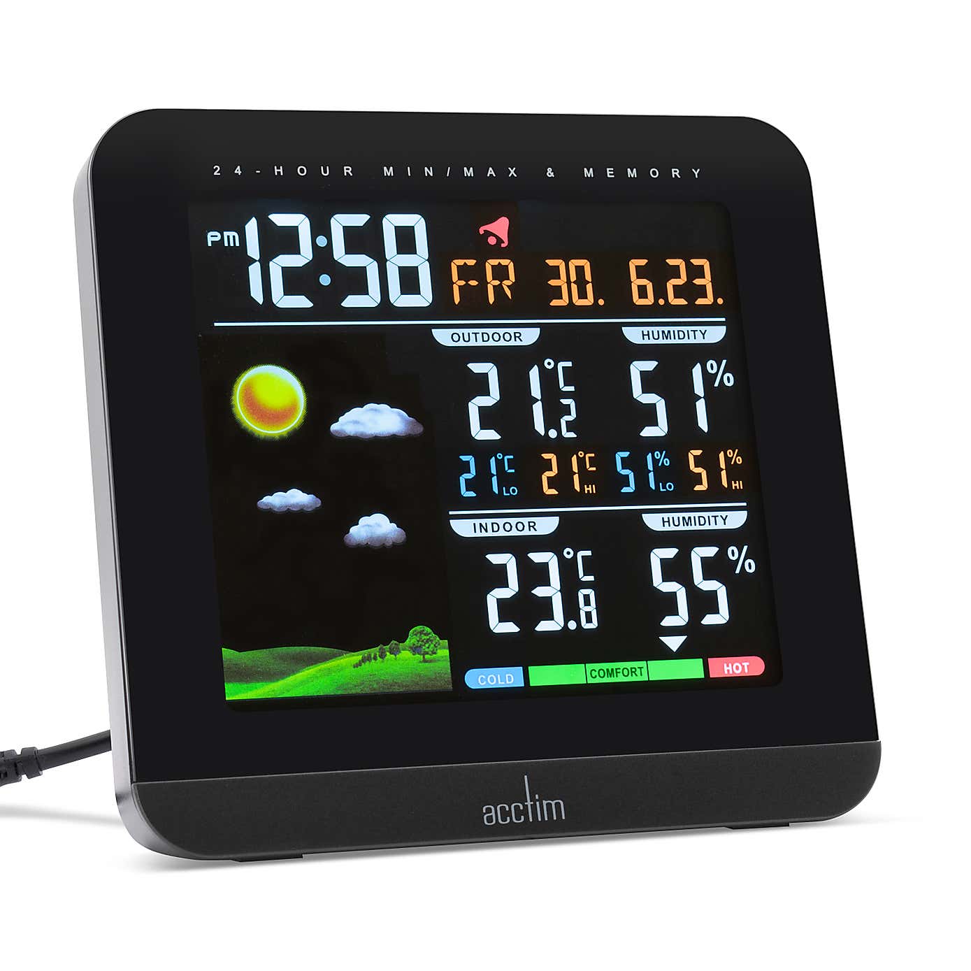Acctim Wyndham 6-in-1 Barometric Weather Station