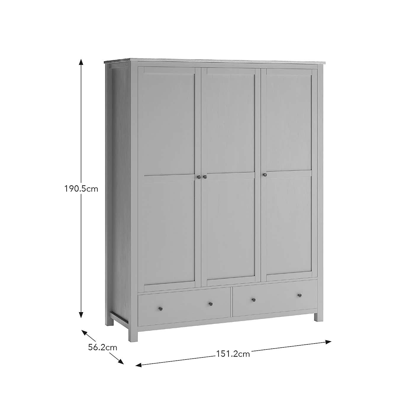 Olney Triple Wardrobe