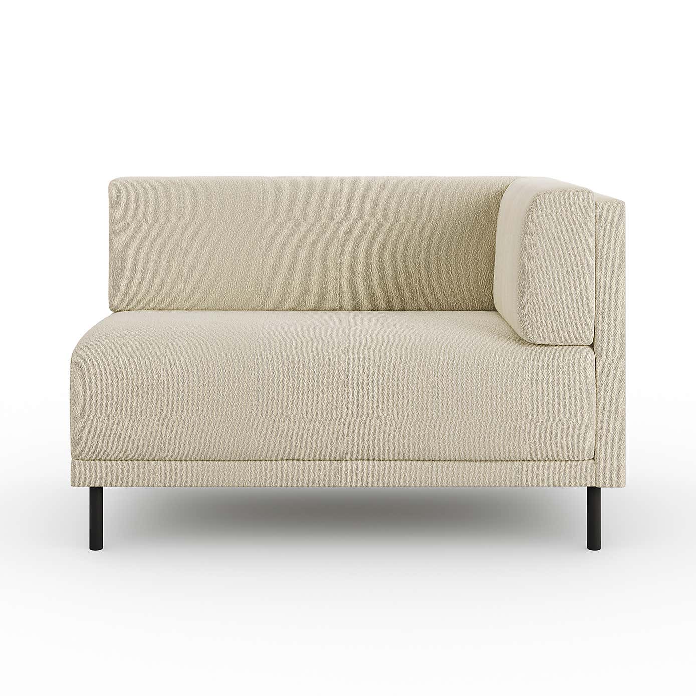 Mae Corner Dining Bench, Boucle