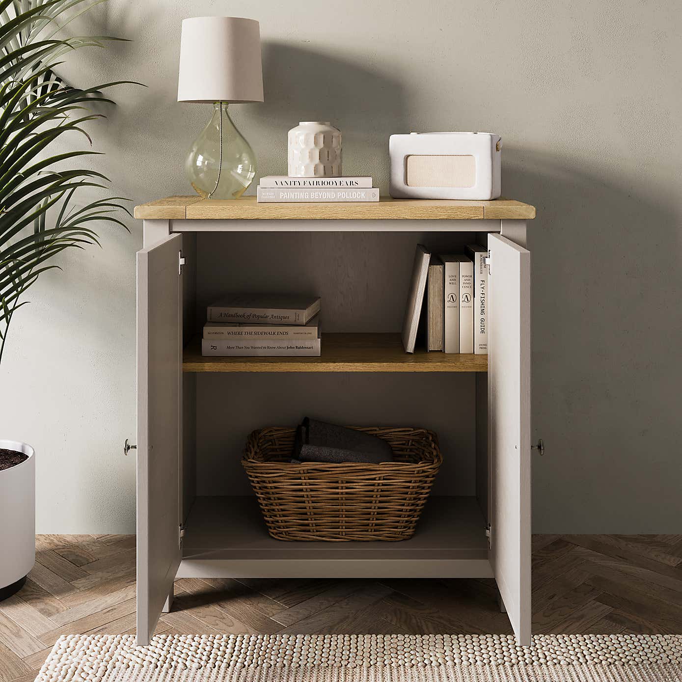 Olney Small Sideboard, Stone
