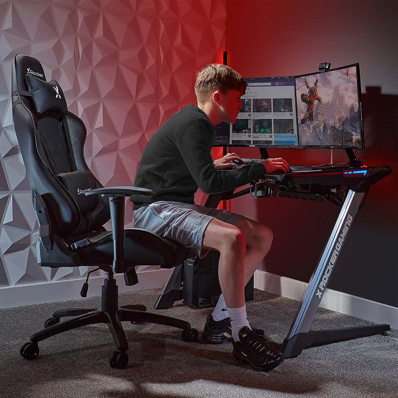 X Rocker Agility Sport Office Gaming Chair